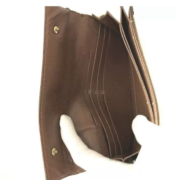 Authentic Louis Vuitton Monogram Porte Feuille Accordion Bifold Long Wallet - Picture 5 of 8